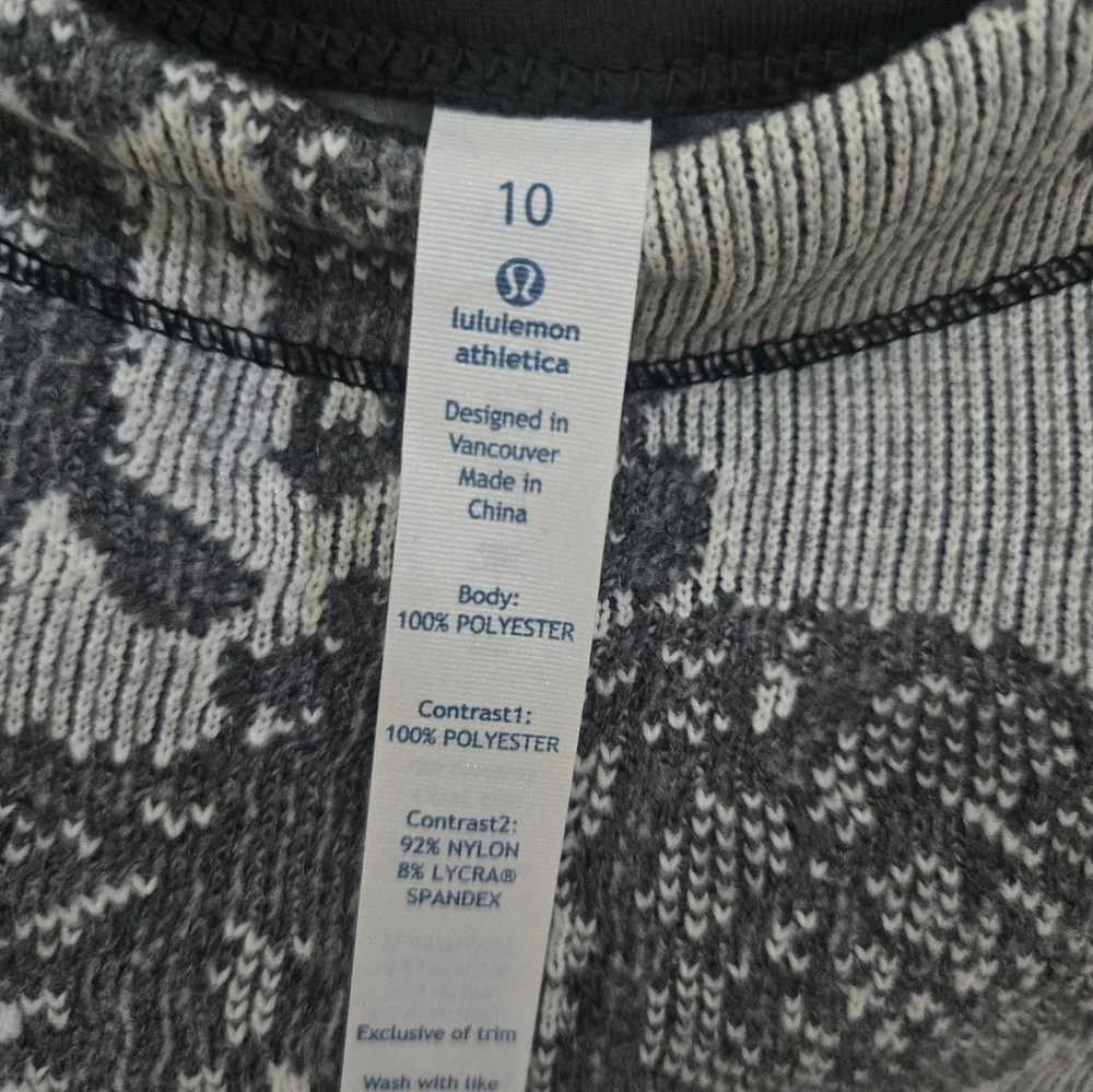 NWT Lululemon Fleet Street Pullover Size 10